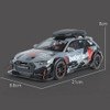 1:24 DTM Modified Vehicle Alloy Toy Wheel Steering Sound and Light Car Model for Audi RS6 Kids Toys Birthday Gift