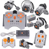 MOC High-Tech Parts Monster Power Functions Servo Train Motor IR Speed Remote Control Receiver Lithium Battery Box DIY Kid Toys