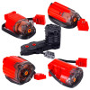 MOC High-Tech Parts Monster Power Functions Servo Train Motor IR Speed Remote Control Receiver Lithium Battery Box DIY Kid Toys