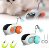 Crazy Car Remote Control Electric Cat Toy Interactive,Cat Self Happiness Boredom Relief Toy,Intelligent Remote Control Dual Mode