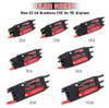 SURPASS HOBBY Flier 20A 30A 40A 50A 60A 80A 100A Brushless ESC Speed Controller with BEC 2-6S for RC Airplanes Helicopter