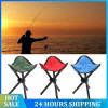 Tripod Three Feet Chair Seat Blue High Quality Portable Chairs Folding Outdoor Camping Hiking Fishing Picnic Garden BBQ Stool