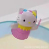 New Creative Sanrio Hello Kitty With Wings Flying Action Figures Remote Control Toy Cartoon Kt Model Doll Cute Gift For Kids