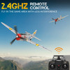 P47 Thunderbolt RC Plane 2.4G 4Ch RC Fighter 400mm Wingspan P47 RTF Aircraft One-key Aerobatic RC Warbird Airplane Toys Gifts