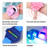 Remote Control Car Watch Mini Cute Wrist Band 2.4GHz Infrared Sensing Electric Racing Vehicle USB Charging Smart Toy Kids Gift