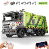 City Electric Remote Control Garbage Truck Building Blocks Construction Vehicles Technical Bricks RC Car Kids Autos Toys Boys