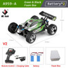 WL A959 A959-A V2 WLtoys 1/18 4WD 2.4GHz Remote Control Drift RC Racing Car 35KM/H High Speed Off Road Vehicle Adults Kids Toys