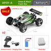 WL A959 A959-A V2 WLtoys 1/18 4WD 2.4GHz Remote Control Drift RC Racing Car 35KM/H High Speed Off Road Vehicle Adults Kids Toys