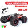 High Speed 2WD 1/14 RC Car Remote Control Off Road Racing Cars Vehicle 2.4Ghz Crawlers Electric Monster Truck Toys Gift for Boys