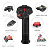 HotRC DS4A DS600 4/6 Channels One-handed Operation RC Radio Transmitter with Receiver for RC Car Boat Robot Airplane Toys