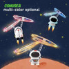 Spaceman UFO Drone Gesture Sensing Flying Robot Astronaut Spacecraft Helicopter Remote Controlled Airplane Led Toy for Children