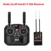 HotRC HT-8A Remote Control 2.4G 8CH 4.5-9V PWM FHSS Transmitter with F-08A Receiver For RC FPV Drone Aircraft Car Ship Tank