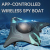 RC Boat Submarine with Camera Wifi Fpv 6CH Underwater Remote Control Remote Control Boats Radio Control Toys for Children Gifts