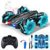 Remote Control Cars for Kids Double Sided Rotating 4WD RC Cars with Universal Wheels & Headlights Racing RC Stunt Car Toy