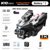 Drone K10Max 8K Professional With Three Camera Intelligent Optical Flow Localization Four-way Obstacle Avoidance Toy plane