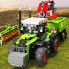 Technical Remote Control Farm Tractor Engineering Vehicle Model Building Blocks City Mechanical Tractor Machine Bricks Toys Gift