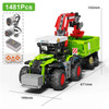 Technical Remote Control Farm Tractor Engineering Vehicle Model Building Blocks City Mechanical Tractor Machine Bricks Toys Gift