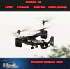 Osprey Transport Aircraft RC Helicopter 2.4GHz 4.5CH Remote Control Model Drone Toy Ready to Fly with Gyro with Light