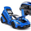 1:32 Alloy Sports Car Model Metal Toy Vehicles Car Model Sound and Light Simulation for Maserati MC20 Cabrio Kids Toys Gift