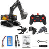 HUINA 1594 RC Excavator 1:14 Scale 22CH RC Truck Remote Control Cars Trucks crawler Children's Electric Car Toys for Boy Gift