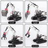 HUINA 1594 RC Excavator 1:14 Scale 22CH RC Truck Remote Control Cars Trucks crawler Children's Electric Car Toys for Boy Gift