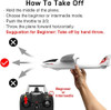 Ranger600 RC Plane 2.4GHz 3CH Remote Control Airplane 6-Axis Gyro Stabilizer One Key U-Turn RTF 76102 RC Aircraft Toys Gifts