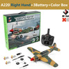 New Wltoys XK A220 RC Airplanes Four-Channel Like Real Machine P40 Fighter Remote Control Glider Unmanned Aircraft Outdoor Toy