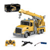 1:24 Model Truck Remote Controlled Construction Car Toy Realistic RC Engineering Truck Toy 2.4G Crane/Mixer Kids Gift