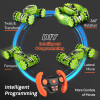 KBDFA New Gesture Sensing Programming Climbing 4WD Lighting Drift Stunt Dance Car Intelligent Twist Stunt Car Remote Control Toy