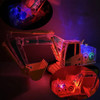Construction RC Excavator Toy for Boy Remote Control Transparent Gear Electric Excavator Truck Model Engineering Vehicle Car Toy