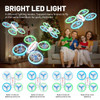 Mini RC Drone Helicopter with Auto Hover 360° Flights Headless Mode Altitude Hold RC Drone Quadcopter Toys for boys Gift