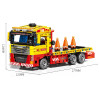 SEMBO BLOCK City Remote Control Engineering Rescue Car Model Building Blocks RC Truck Vehicle Bricks Toys For Children Gifts
