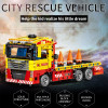 SEMBO BLOCK City Remote Control Engineering Rescue Car Model Building Blocks RC Truck Vehicle Bricks Toys For Children Gifts