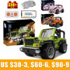 KAIYU APP Programming Remote Control City K96107 Off-Road Racing Car Building Blocks RC Vehicle Truck MOC Bricks Gifts Toys