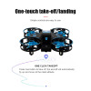 RH821 Flip Mini RC 3D Flip 4KHD Drone Helicopter Altitude Hold 2.4G 4 Axis Remote Control Quadcopter Kids Toy UAV With Lights