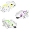 2.4G Simulation Electronic toy Simulation Chameleon Dinosaur Intelligent Remote Control Toy Tail Swing Extendable Tongue RC Toy