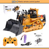 RC Alloy Excavator Bulldozer Dump Remote Control Forklift Tipper Truck Engineering Vehicle Combination Simulation Model Toy