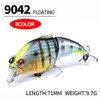 1pcs Joint Fishing Lure 71mm 9.7g Floating Swimbait Crankbaits Wobbler Minnow Artificial Hard Bait Bass Pike Tackle