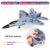 RC Plane SU35 2.4G With LED Lights F22 Aircraft Remote Control Flying Model Glider Airplane SU57 EPP Foam Toys For Children Gift