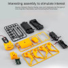 13.5x7x8cm Science And Education Solar Robot Dog Steam Manual Diy Assembling Educational Science Experiment Robot Children's Toy