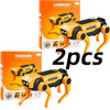 13.5x7x8cm Science And Education Solar Robot Dog Steam Manual Diy Assembling Educational Science Experiment Robot Children's Toy