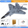 RC Plane F22 RC Foam aircraft 2.4G Radio Control Glider Remote Control Fighter Plane Glider Airplane Foam Boys Toys for Children