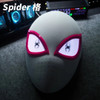 Spiderman Cosplay Mascara Headgear Mask Spider-Man: Across The Spider-Verse Moving Eyes Electronic Mask 1:1 Remote Control Toys