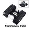 Technical Motor RC Tank Tracked Car Electric Building Block Motor Remote Control Bricks Vehicle Model Toy For Kid High-tech Gift