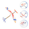 10 Pcs Hand Toss DIY Airplane Model Child Childrens Toys Flying Glider Planes For Kids Wood Plaything