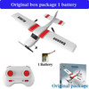 RC Plane EPP Foam 2.4G 2CH RTF 100 Meters Remote Control Wingspan Aircraft Fixed Wingspan Airplane Toys Gifts for Children Kids