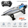 Promotion RC Boat High Speed Racing Boat 2.4G Speedboat Remote Control Ship OutdoorWater Game Toys Children Birthday Gifts S1