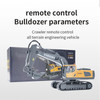 1/20 11CH Crawler 2.4G Wireless Construction RC Car Toy Remote Control Excavator