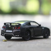 1:36 Nissan GTR Alloy Car Model Toys Genuine License Metal Diecast Simulation Boy Sports Car Matte Metallic Black A295
