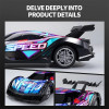 TOSR D874 New Colorful Light 2.4G Four-way Drift Racing Car Children's Electric Remote Control Car RC Model Toys Birthday Gifts